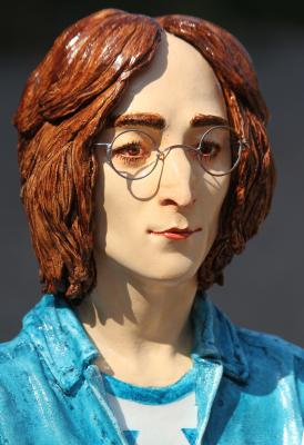 John Lennon bust, dreamer or rebel