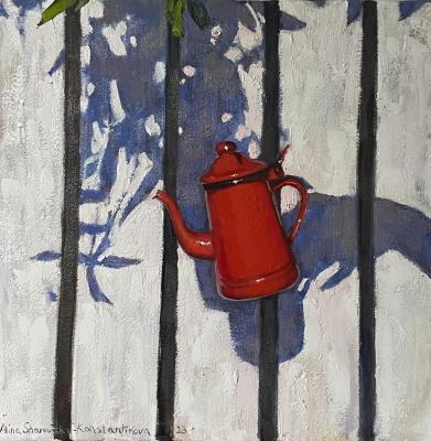 "Red teapot. Sharovskaya-Konstantinova Alina