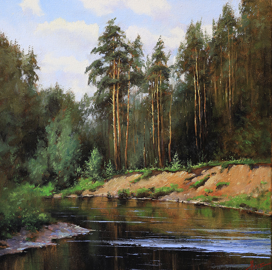 Nesterchuk Stepan. On the Dubna River