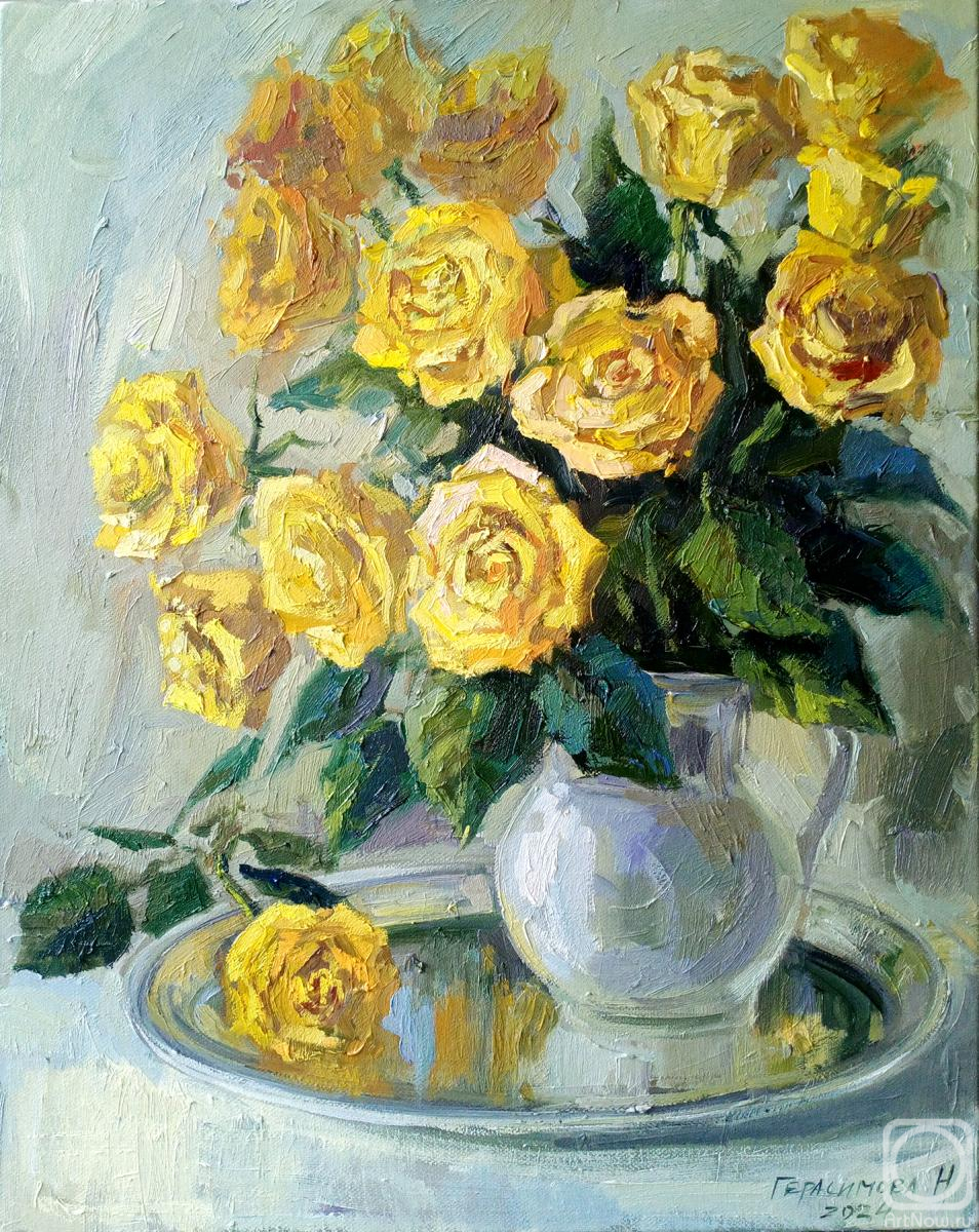 Gerasimova Natalia. Bouquet of yellow roses