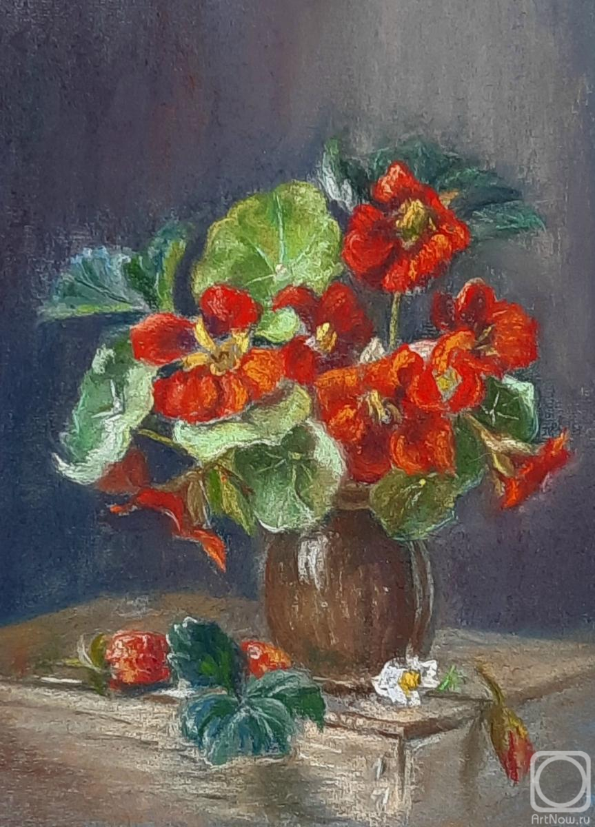 Vasileva Oksana. Bouquet of nasturtiums