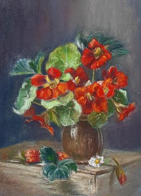 Bouquet of nasturtiums