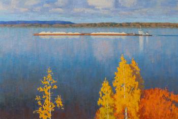Along the wide Volga. Panov Igor