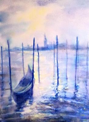 Venice in pearl blue (Painting Movement). Masterkova Alyona