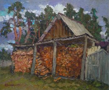 Firewood for the sauna (The Autumn Etude). Vikov Andrej