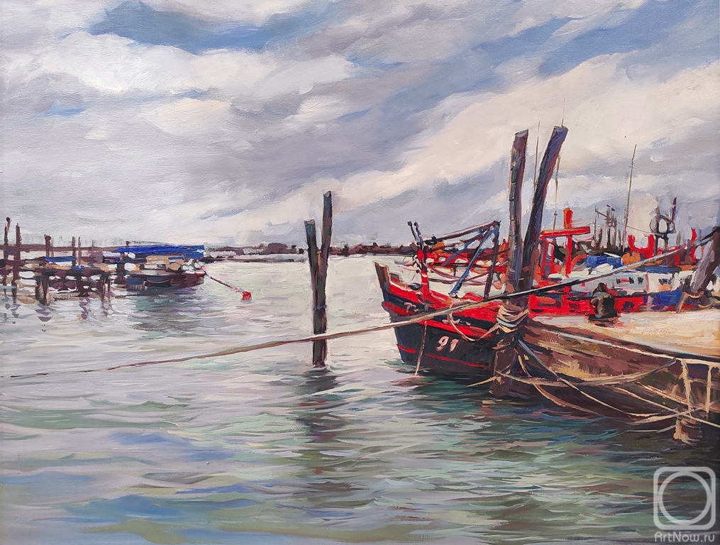 Sotnikova Oksana. Wharf. Phuket