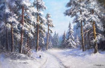Snowy winter (Fir Trees). Solovyev Sergey