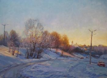 Sleepy frosty morning (Winter Sunrise). Rodionov Igor