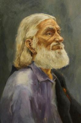 The veteran (Portrait With A Beard). Kurkov Viktor