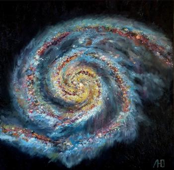 Cosmos. Galaxy (Cosmos Oil). Yudenko (Litvinova) Lyudmila