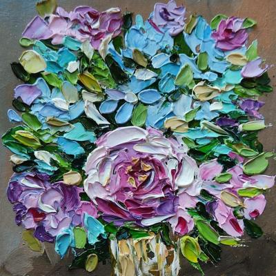 Abstract roses (Original Abstract Art). Lapina Albina