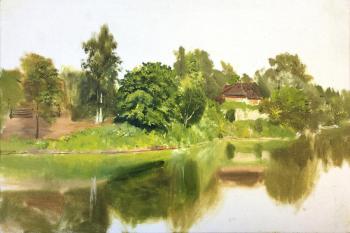 Pond in Komyagino. Mashin Igor