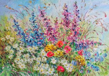 Poppies and wildflowers. Kruglova Svetlana