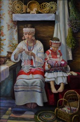 Everyday life of village life (). Bakaeva Yulia