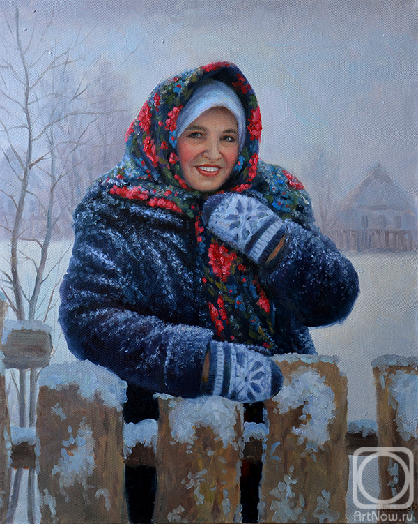 Bakaeva Yulia. Winter portrait