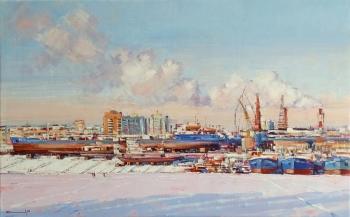 Where the ships soar over the Volga. Silantyev Vadim