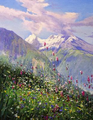 In the Caucasus Mountains (Flowers In The Mountains). Nesterchuk Stepan