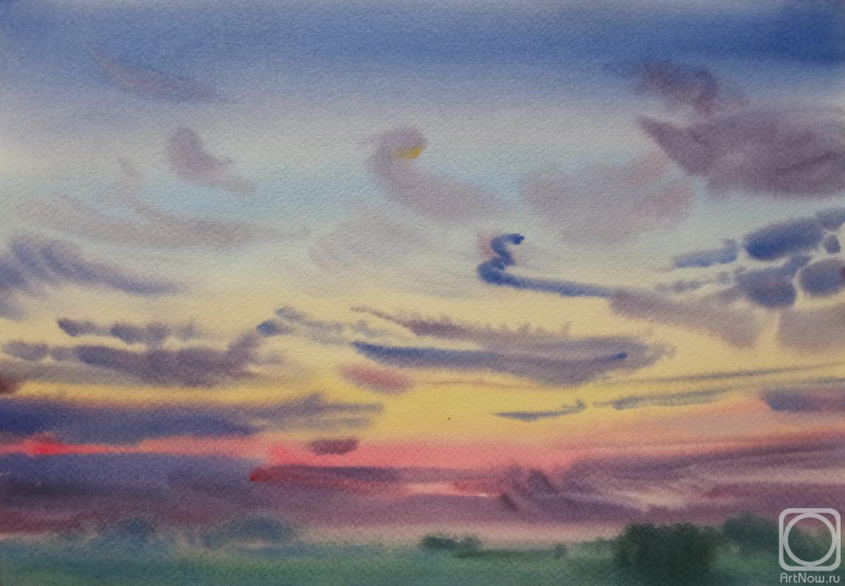 Goryushkina Anastasiya. The clouds