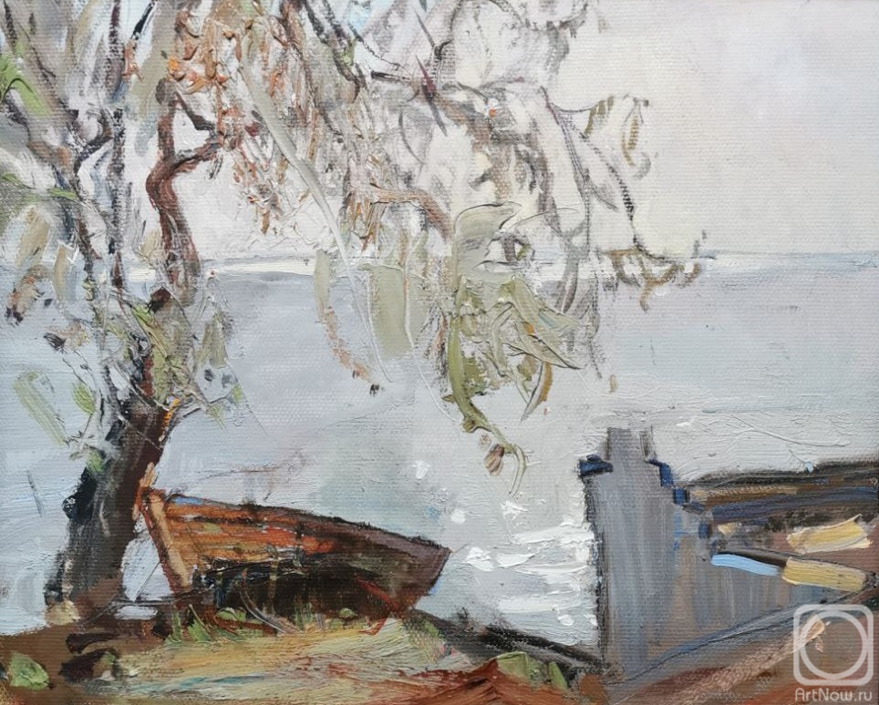 Kabanihina Elena. Boat, sea