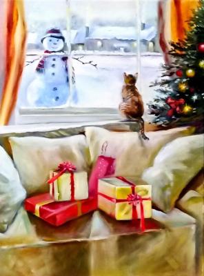 Christmas card. Berezina Irina