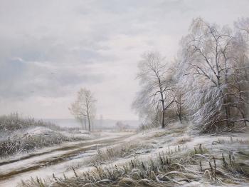 Painting Winter day. Zhaldak Edward