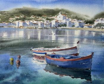 Solar Cadaques (Sea City Painting). Gomzina Galina