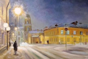 Winter Christmas (Painting Winter Moscow). Malyusova Tatiana