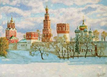The freshness of a frosty morning (Moscow Morning). Razzhivin Igor