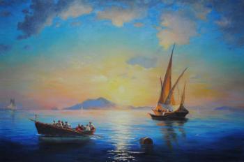 Bay of Naples. Aivazovsky. Krasyukova Olga