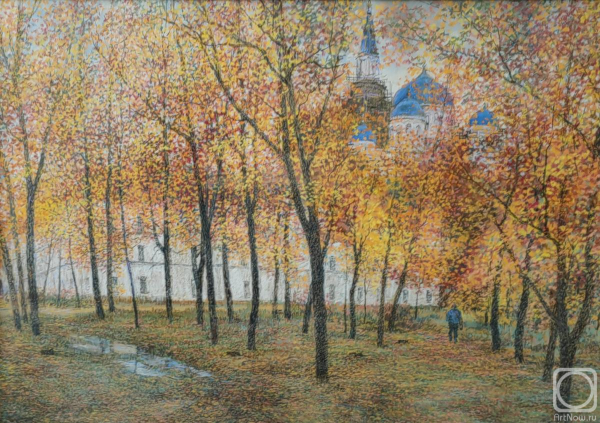 Sytin Albert. Maple grove at the Spaso-Preobrazhensky Monastery