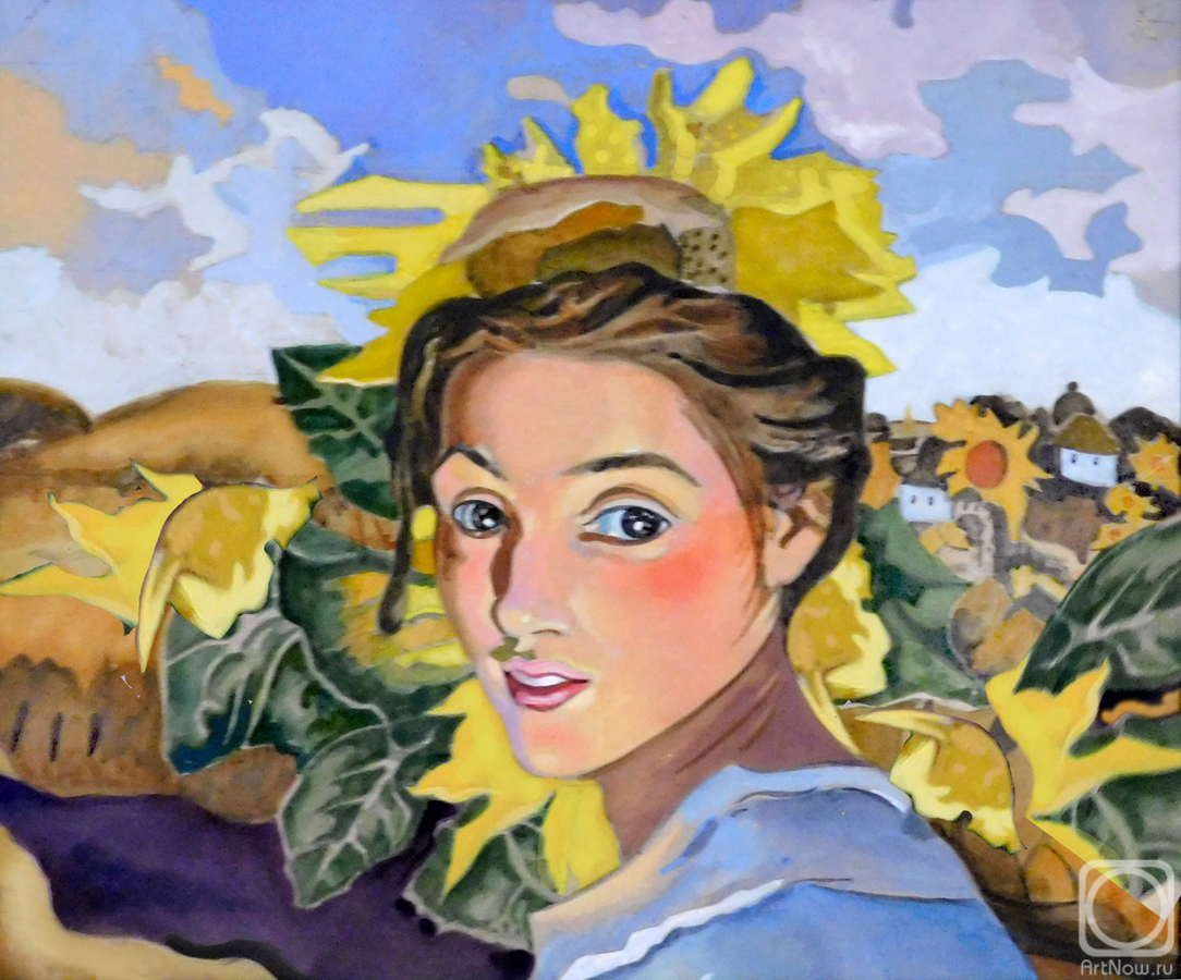 Farrachov Ildus. Zinaida Serebryakova. Hrom the series "Sunflowers"