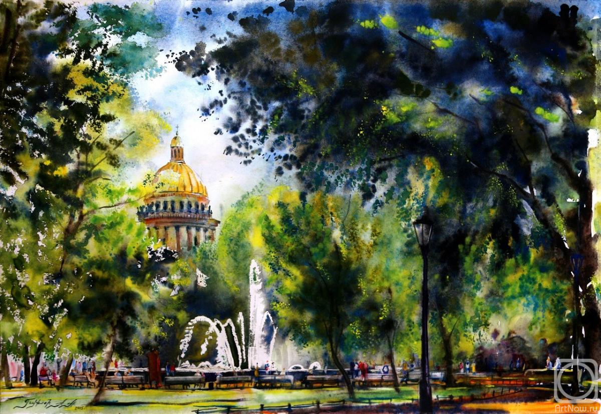 Gaufler Aleksey. (St. Petersburg Fountain at the Admiralty)
