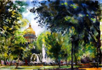 (St. Petersburg Fountain at the Admiralty). Gaufler Aleksey