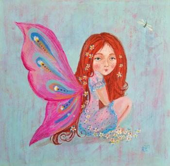 Painting Fairy of Flowers. Razina Elena