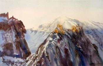 Mont Blanc Mountain Range ( ). Denisova Marina
