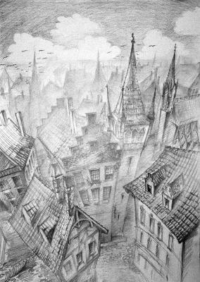 City (City Landscape Pencil). Plutalov Alexsander