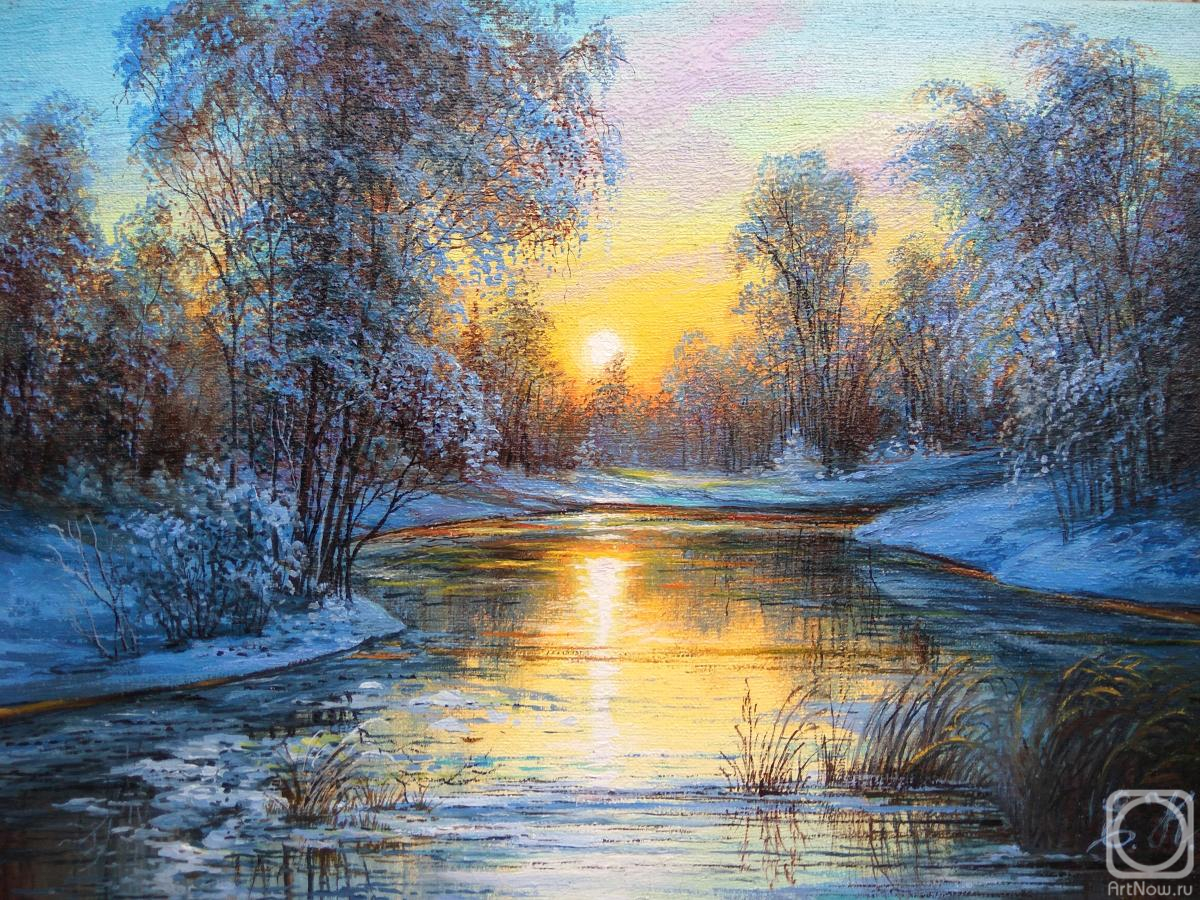 Korableva Elena. Winter evening