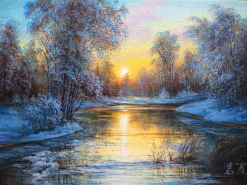 Winter evening ( ). Korableva Elena