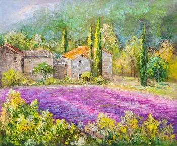 Summer warmth of Provence (Lavender Landscape). Vlodarchik Andjei