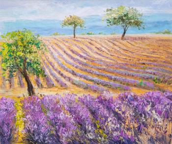 Lavender blossom (Lavender Oil Painting). Vlodarchik Andjei