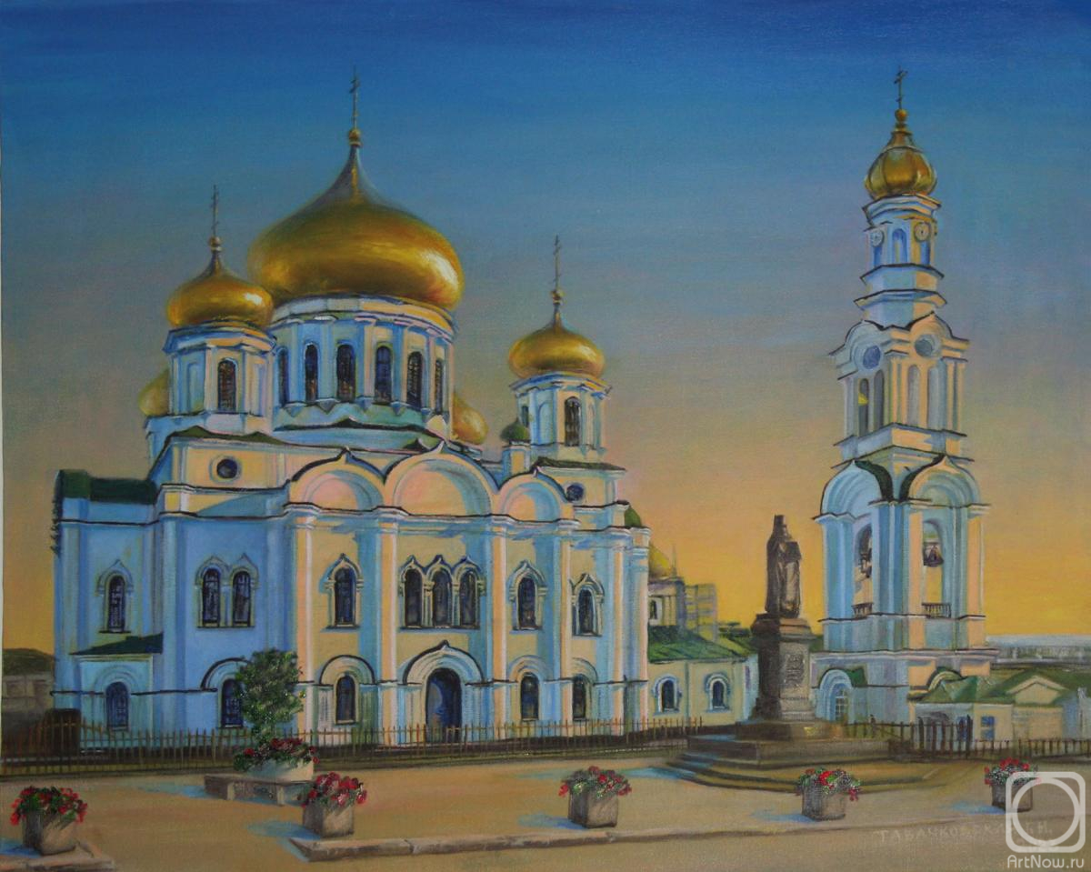 Kudryashov Galina. Cathedral Square. Rostov-on-Don