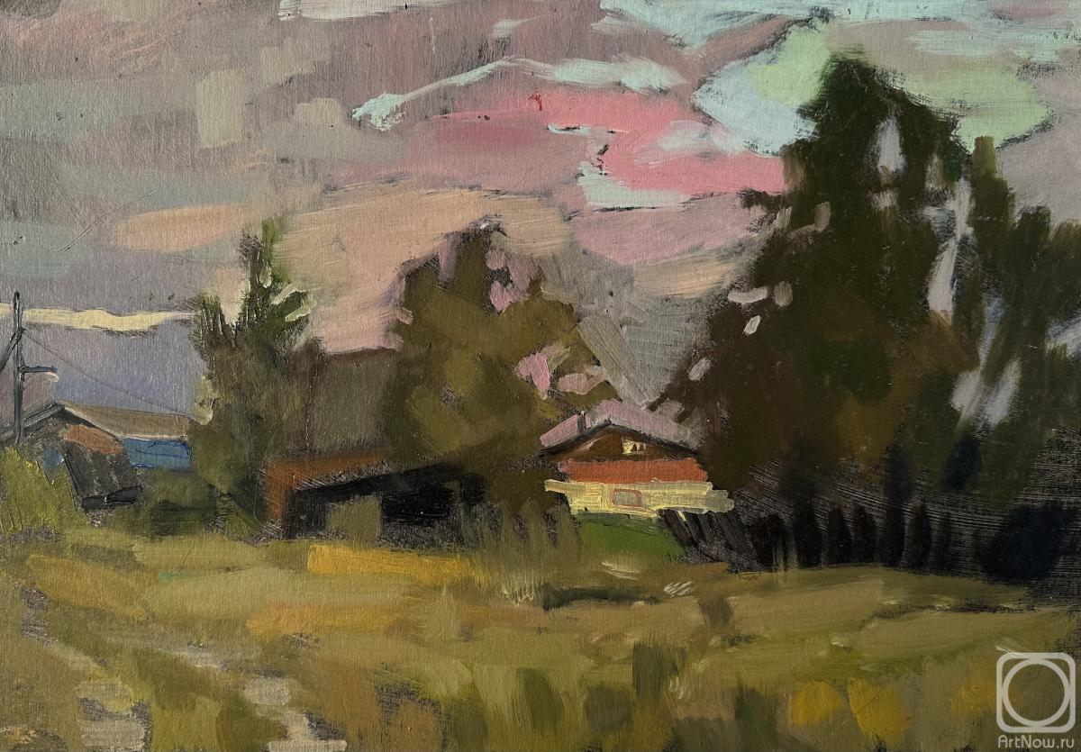 Oparina Polina. While the sun is setting