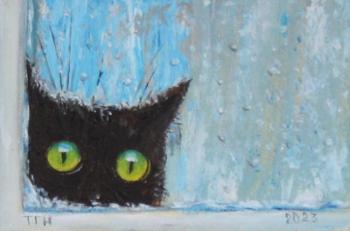 Those eyes on the contrary (The Cat In The Window). Kudryashov Galina