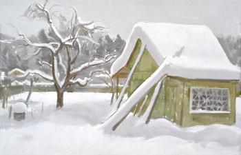 Winter. The Green House. Mashin Igor