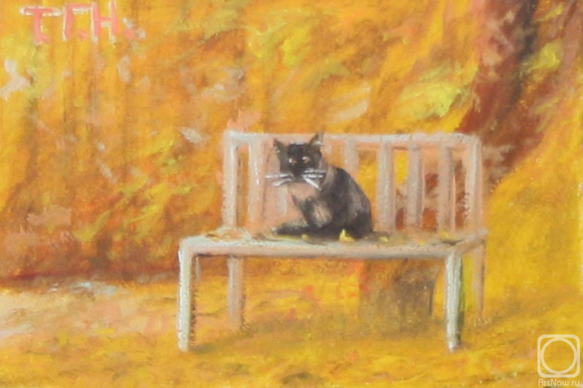 Kudryashov Galina. Autumn kitten