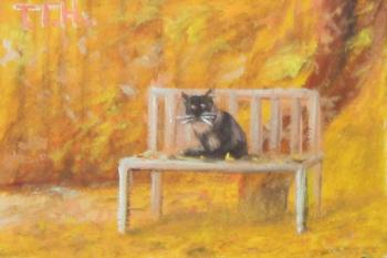 Autumn kitten. Kudryashov Galina
