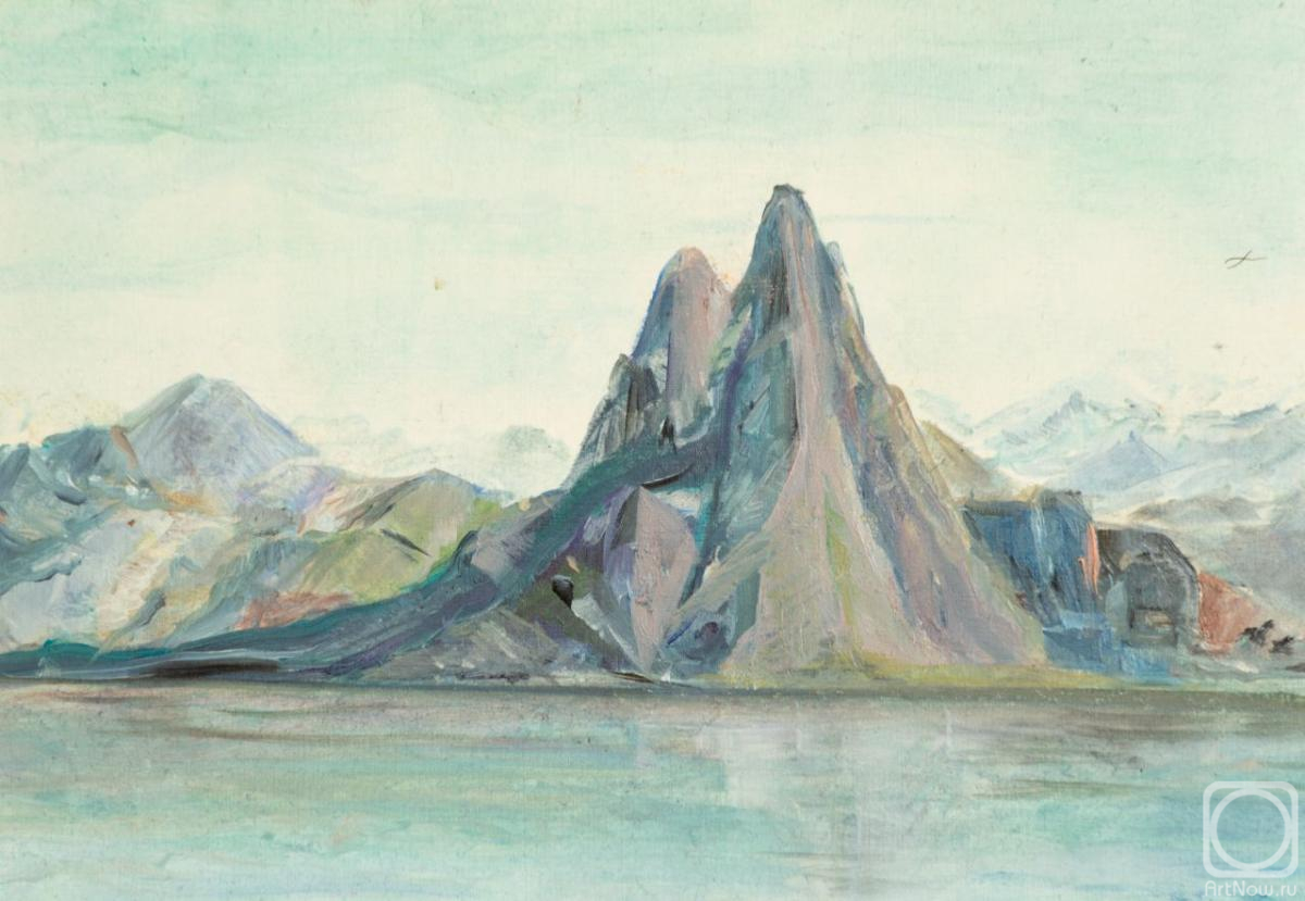 Mahotkina Larisa. Mount Halkis. Interpretation by V. D. Polenov