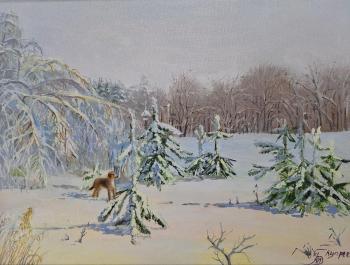 Winter forest. Borisova-Kupreeva Lyudmila