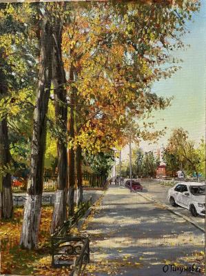 A warm day (Painting Autumn Day). Tikunova Olga