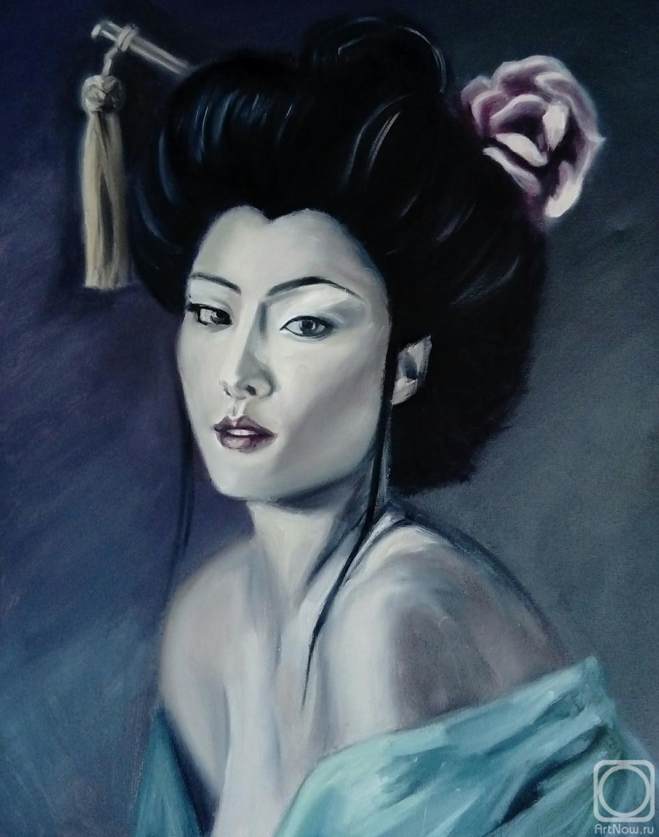Chernousova Darya. The portrait of a Japanese girl